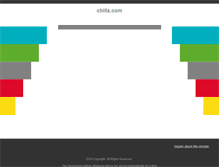 Tablet Screenshot of chillz.com